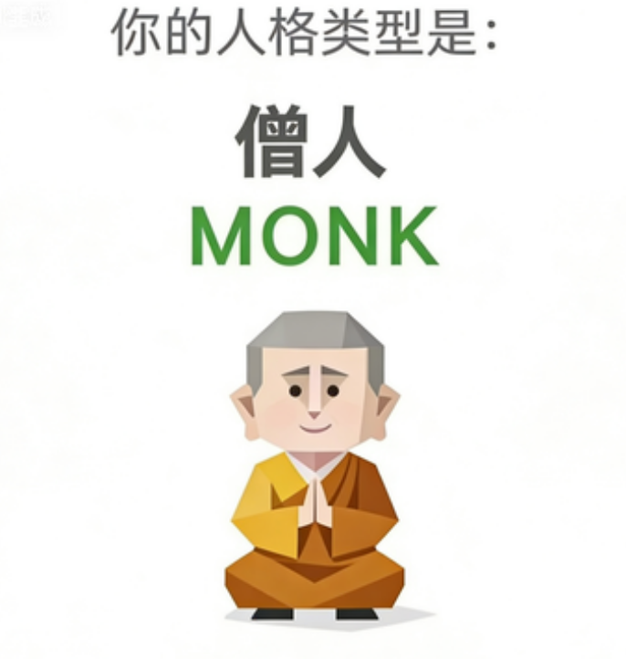 SBTI MONK 僧人 人格